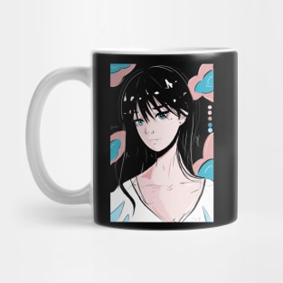 Aesthetic anime girl Mug